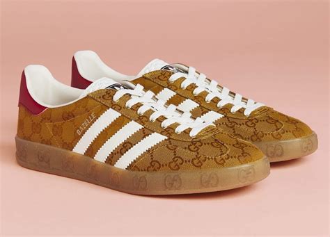 adidas gazzele gucci|Adidas x Gucci hard sided.